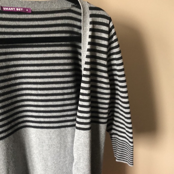 Smart Set 3/4 length sleeves cardigan medium - Picture 6 of 8